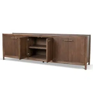 Walnut Sideboard 2.38m, Elegant Design, Spacious Storage