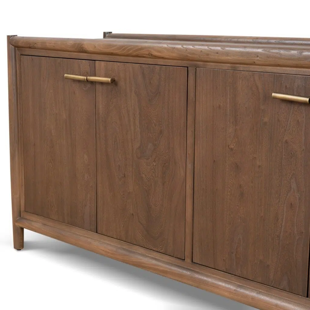 Walnut Flint Sideboard, 2.38m, Elegant Storage Solution