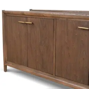Walnut Flint Sideboard, 2.38m, Elegant Storage Solution