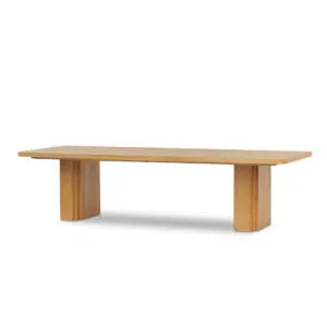 Elegant 3m Elm Wood Dining Table, Seats 8-10