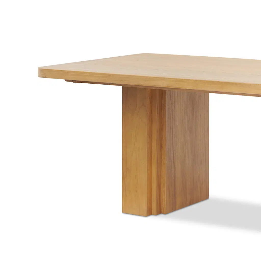Elegant 3m Elm Wood Dining Table, Seats 8-10