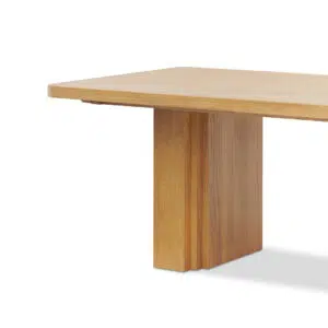 Elegant 3m Elm Wood Dining Table, Seats 8-10