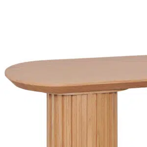 Modern Art Natural Oak Console Table 1.4m