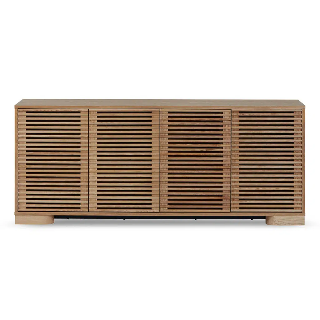 Eclipse 1_8m Sideboard Natural Wood Grain Finish