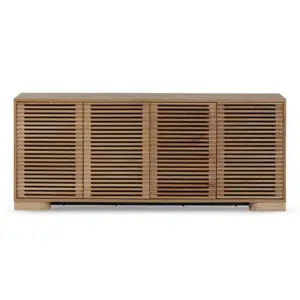 Eclipse 1_8m Sideboard Natural Wood Grain Finish