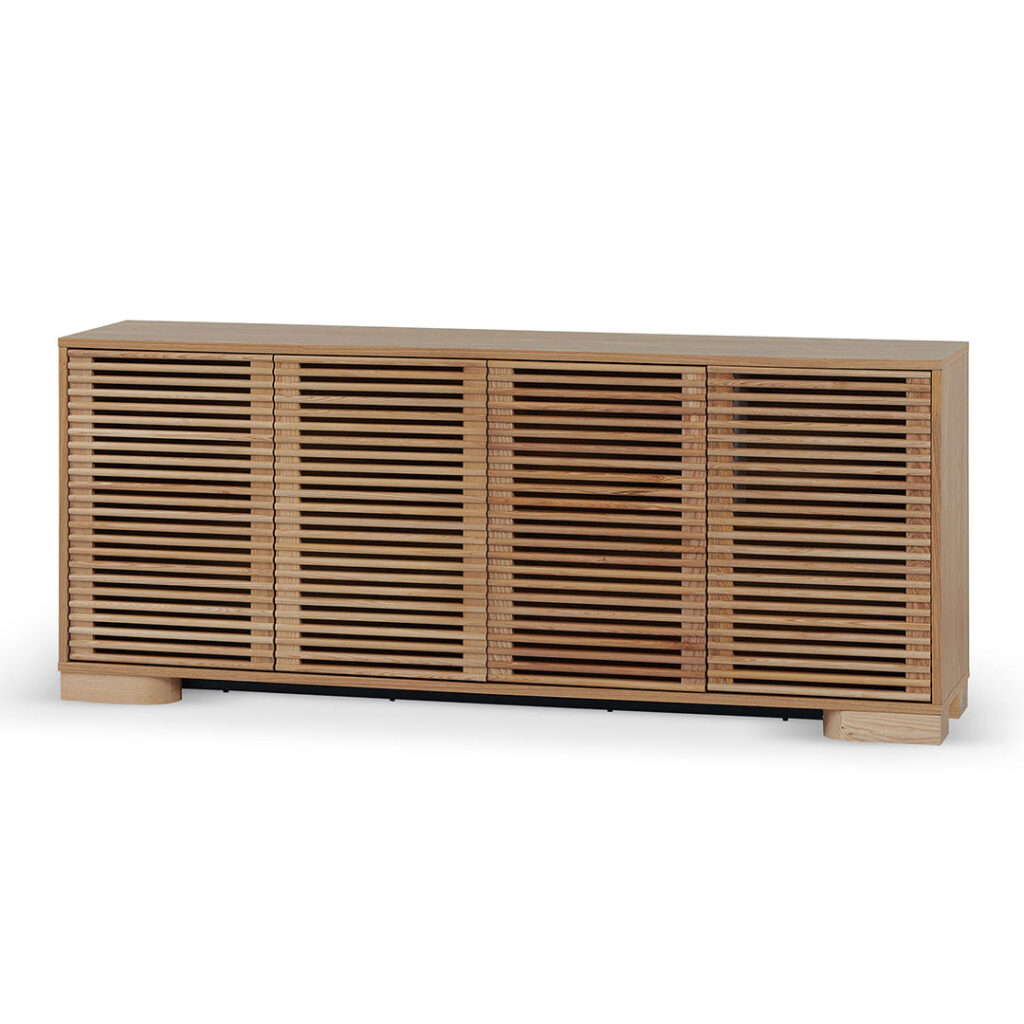 Eclipse 1_8m Sideboard Natural Wood Grain Finish
