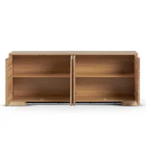 Eclipse 1_8m Sideboard Natural Wood Grain Finish