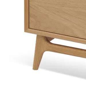 Natural Oak 6-Drawer Chest, Durable, Spacious Storage