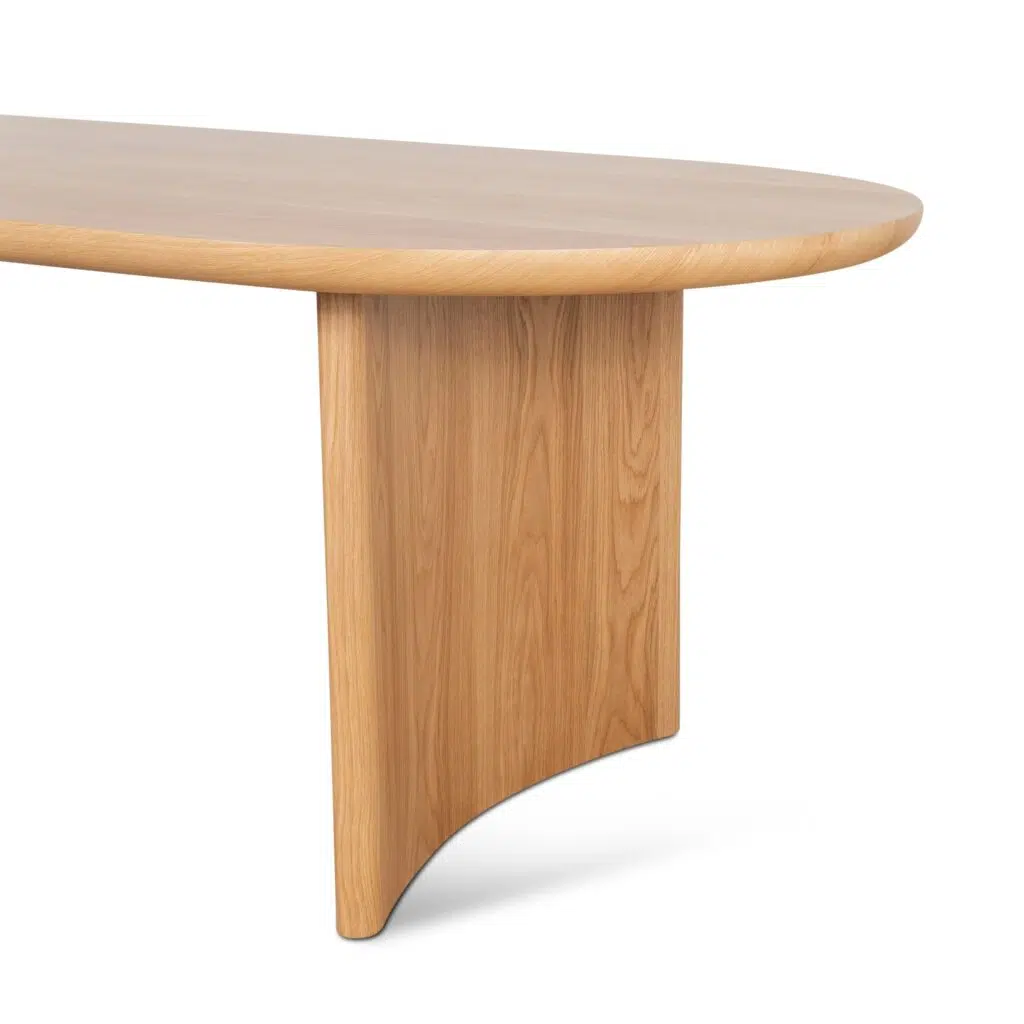 Leif 2.4m Dining Table Natural Wood Large Seating