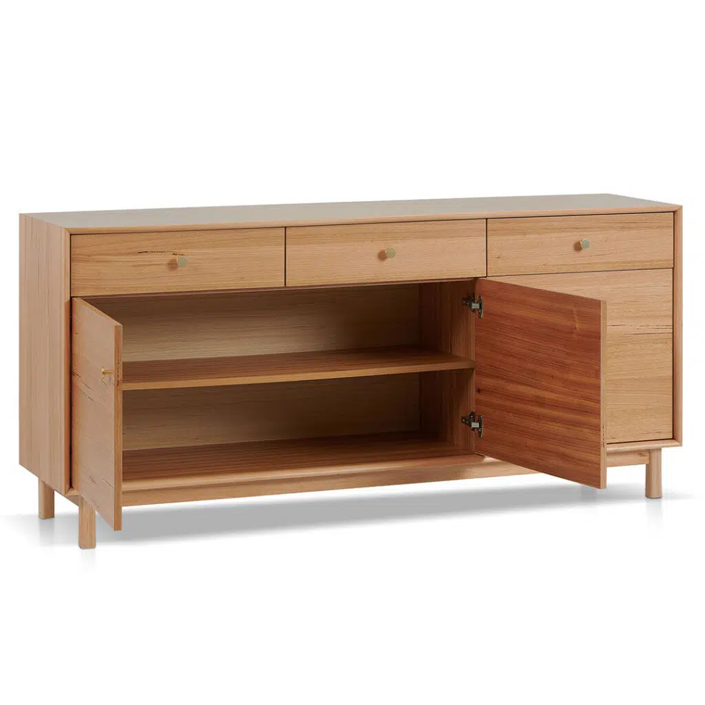 Harmony Buffet Unit Messmate Wood Rustic Elegant Storage
