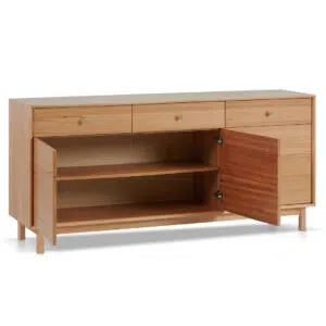 Harmony Buffet Unit Messmate Wood Rustic Elegant Storage