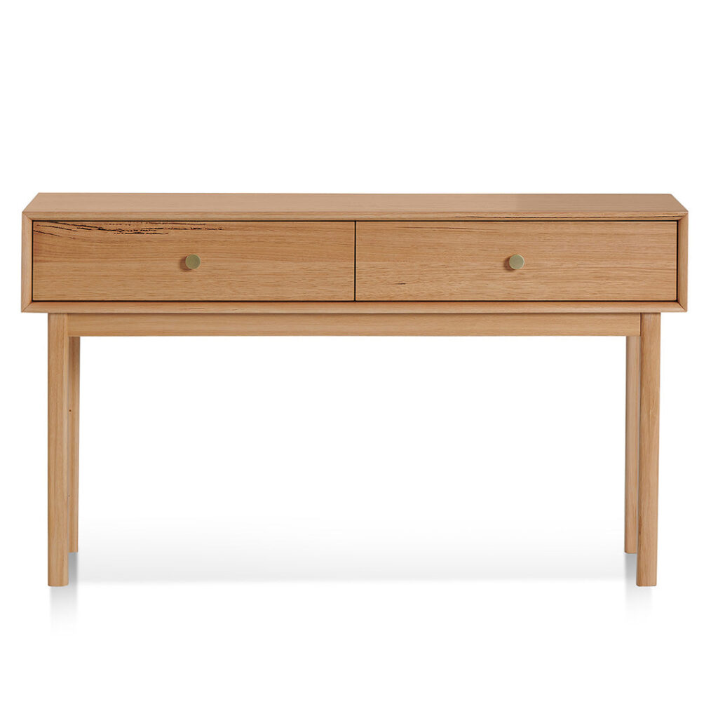 Atlas Console Table Messmate Wood Sturdy Elegant