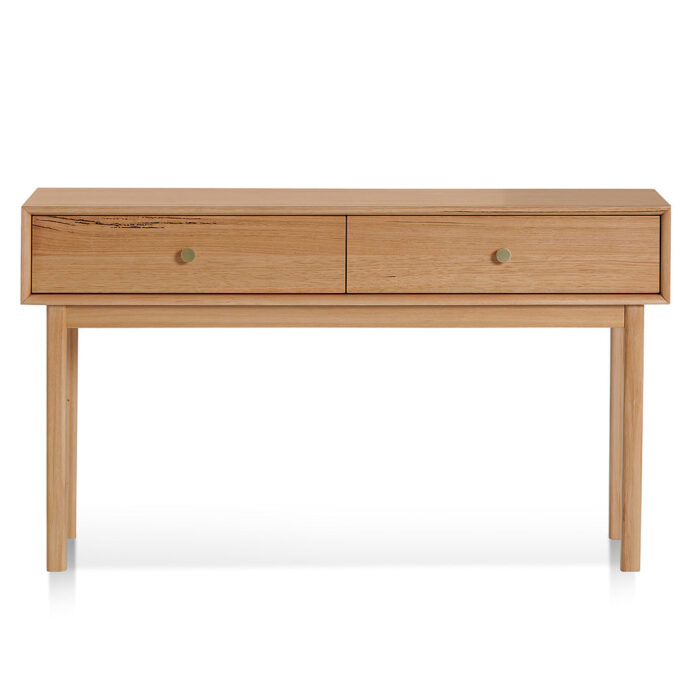 Atlas Console Table Messmate Wood Sturdy Elegant