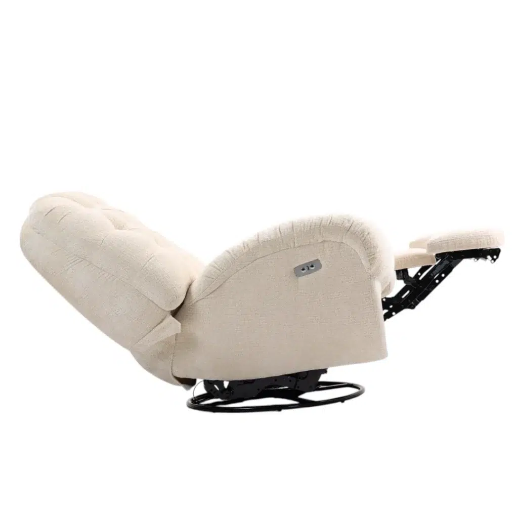 Electric Rocking Recliner, Exquisite Texture, Durable Frame, Spacious Seat