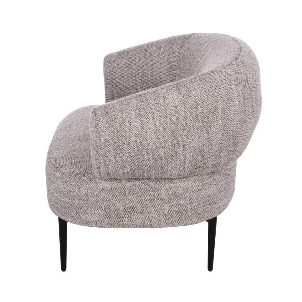 Eamon Armchair Grey Black Modern Comfort Sleek Design