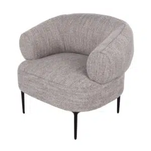 Eamon Armchair Grey Black Modern Comfort Sleek Design