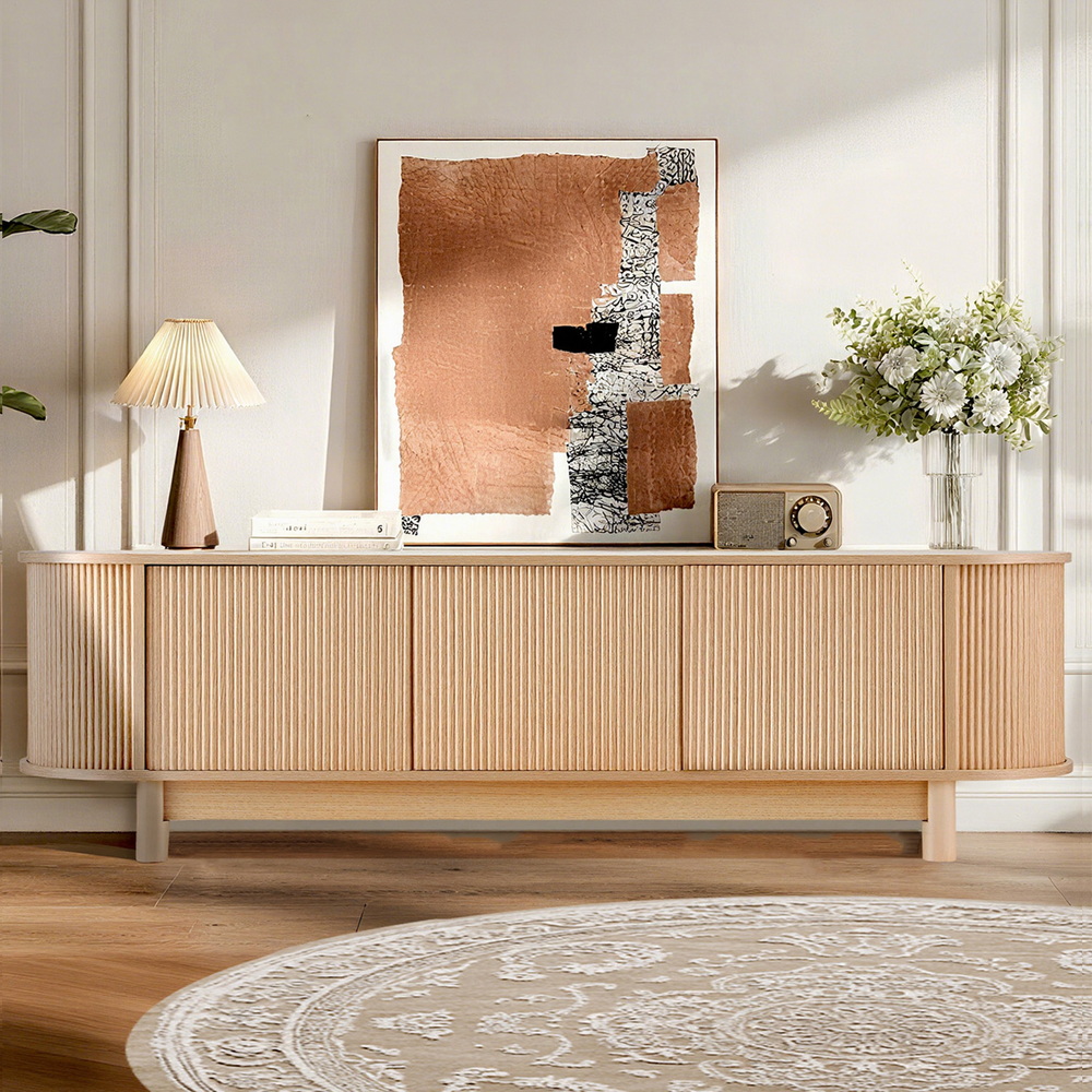Ethan 160cm Pine Entertainment Unit with Storage