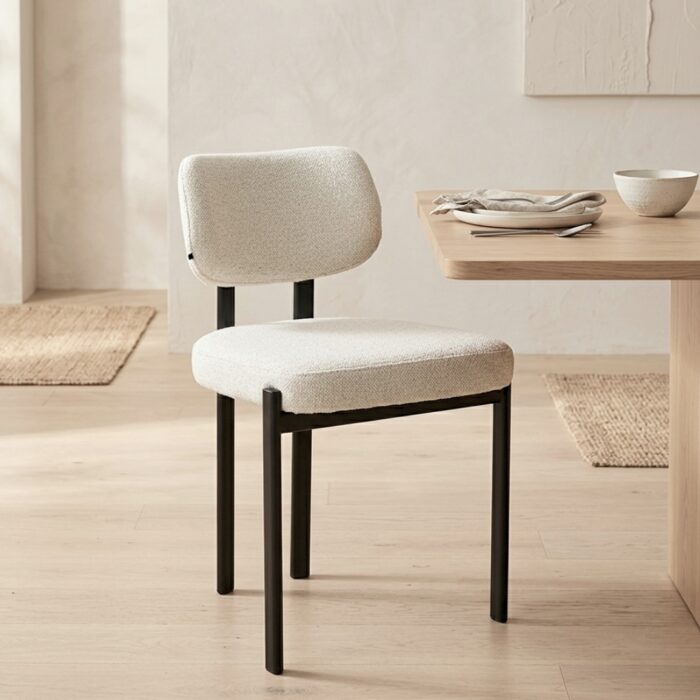 Felix Dining Chair in Cream for Modern Homes