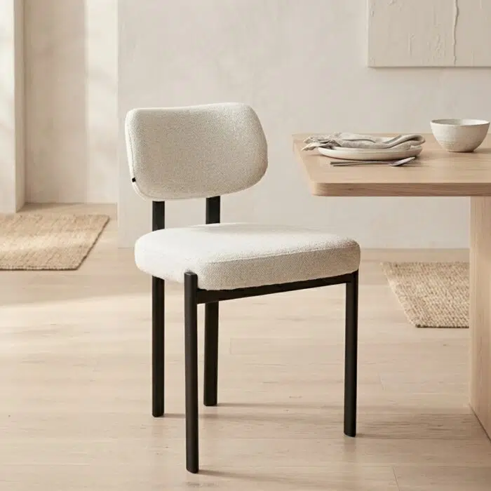 Felix Dining Chair in Cream for Modern Homes