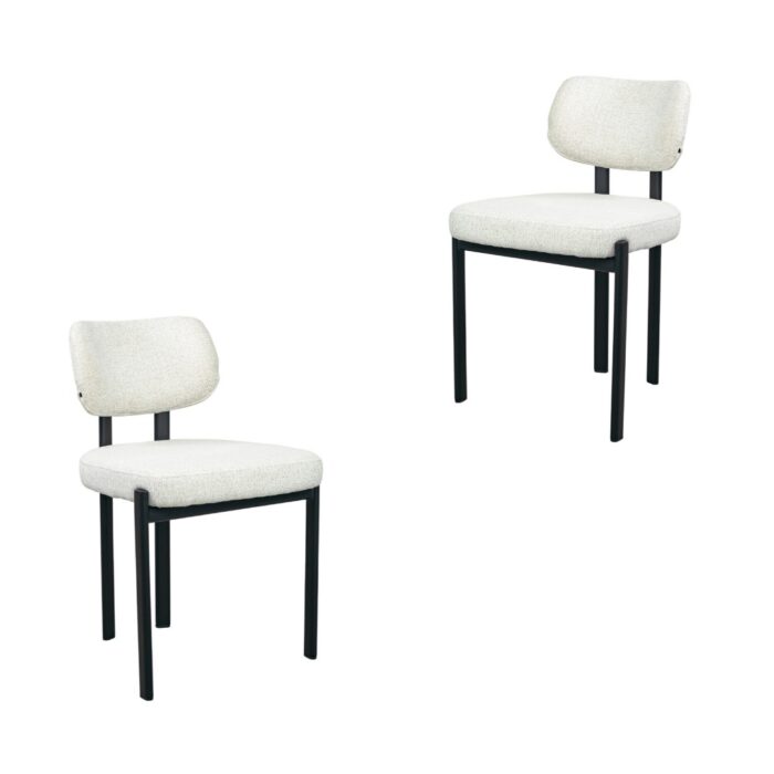 Felix Dining Chair Cream Sleek Modern