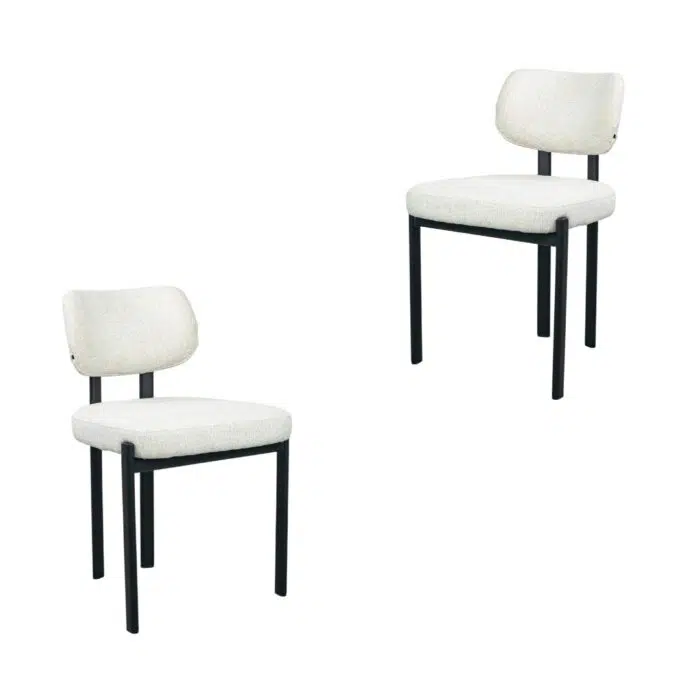 Felix Dining Chair – Cream(set of 2)