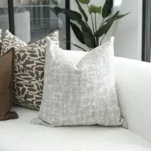 Galaxy Cushion 55cm Grey White Decorative