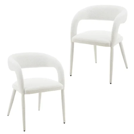 Joseph Dining Chairs – Light Grey (Set of 2)