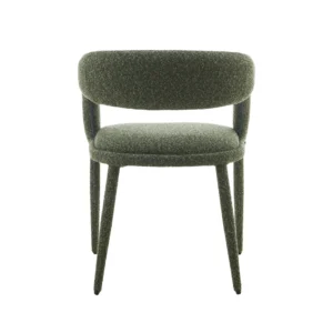 Pine Green Dining Chairs, Set of 2, Modern Design