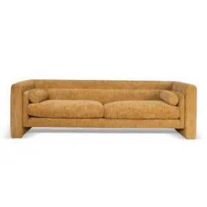 Yellow Sand 3-Seater Sofa, Plush Foam, Timber Frame