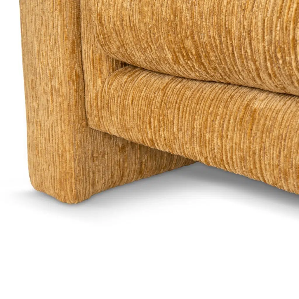 Yellow Sand 3-Seater Sofa, Plush Cushions, Elegant Design