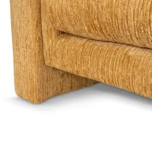 Yellow Sand 3-Seater Sofa, Plush Cushions, Elegant Design