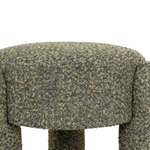 Basil Green Ottoman, Stylish Footrest, 52x52x45.5cm
