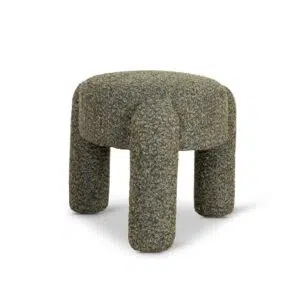 Basil Green Ottoman, Stylish Footrest, 52x52x45.5cm