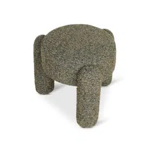 Basil Green Ottoman, Stylish Footrest, 52x52x45.5cm