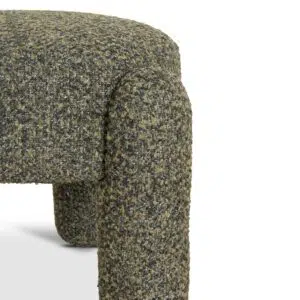 Basil Green Ottoman, Elegant Comfort, 52x52x45.5cm
