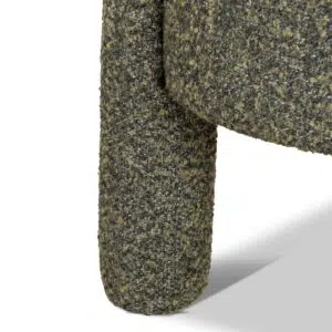 Basil Green Ottoman, Stylish Footrest, 52x52x45.5cm