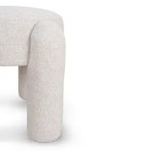Orla Ottoman Coastal Beige, Stylish Footrest-Seating, 52x52x45.5cm