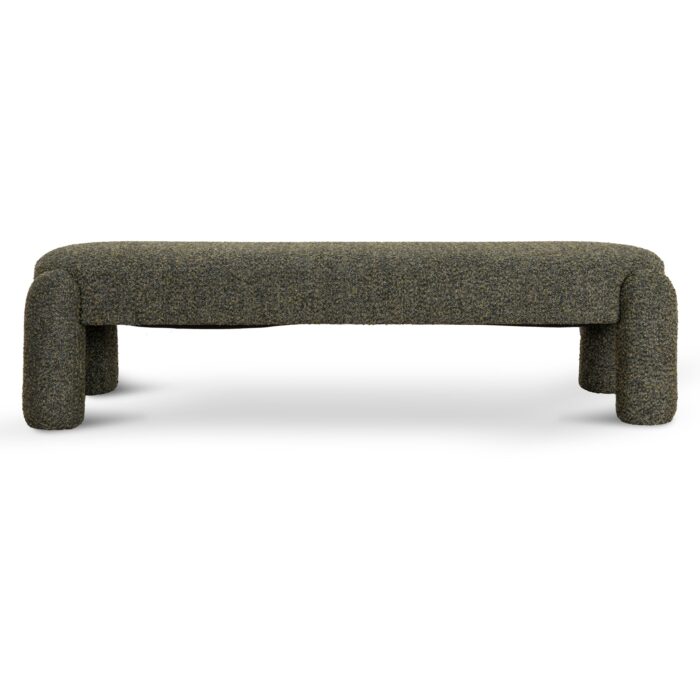 Basil Green Ottoman, Elegant Stylish Seating