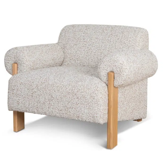 Bryn Fabric Armchair – Sand Beige