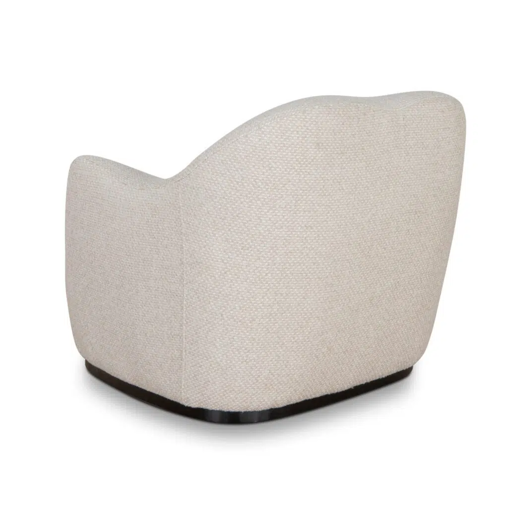 Beige Nova Fabric Armchair, Elegant Comfort