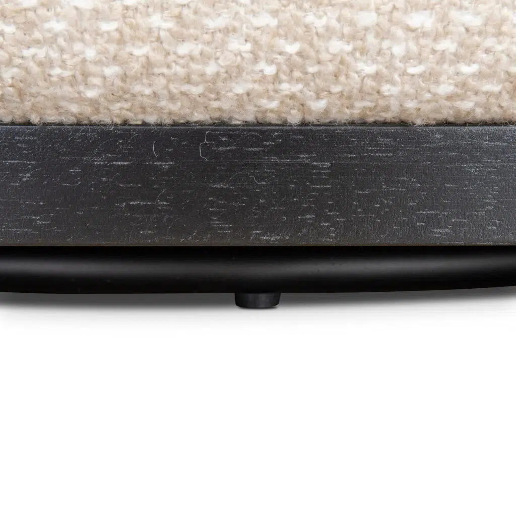 Beige Fabric Armchair, Elegant Design, Comfortable