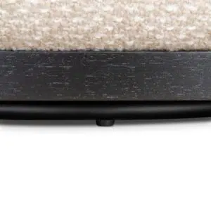 Beige Fabric Armchair, Elegant Design, Comfortable