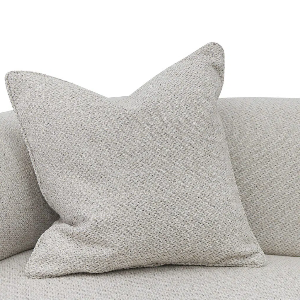 Luna 3 Seater Sofa in Sand Tone, Elegant Design