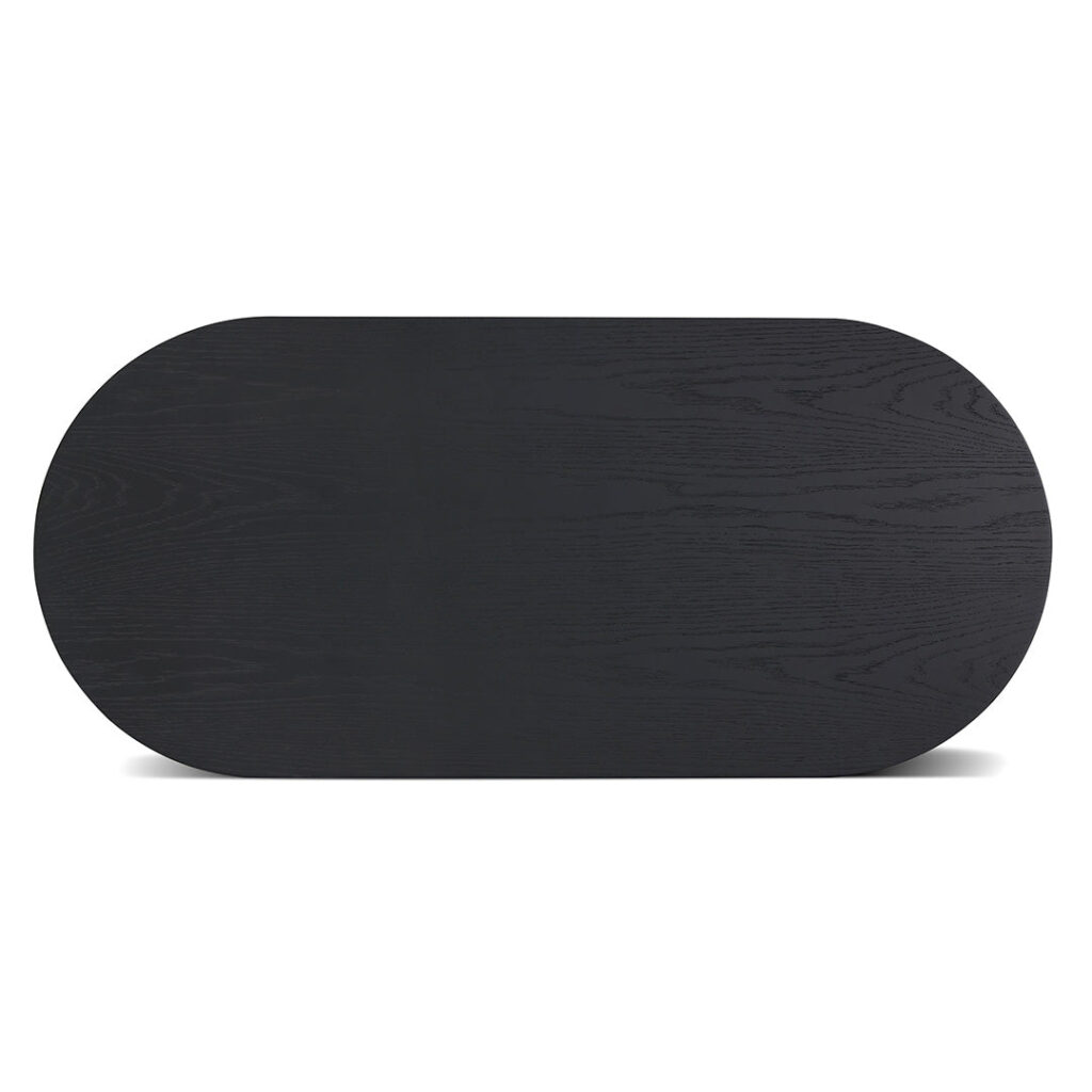 Ethan 1.3m Full Black Coffee Table, Modern Design, Durable MDF, 130x59x33cm