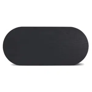 Ethan 1.3m Full Black Coffee Table, Modern Design, Durable MDF, 130x59x33cm
