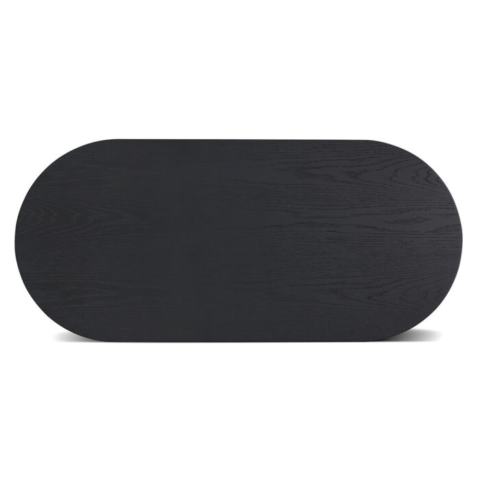 Ethan 1.3m Full Black Coffee Table, Modern Design, Durable MDF, 130x59x33cm