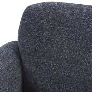 Moss Navy Hudson Armchair, modern design, sturdy legs, comfortable seating, durable fabric
