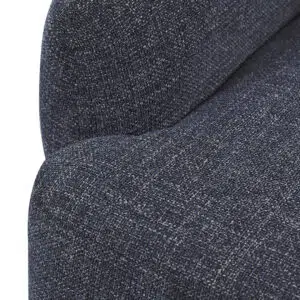 Moss Navy Hudson Armchair, modern design, sturdy timber frame, 100% polyester fabric, comfortable seating