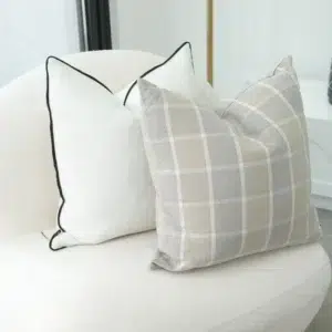 Lina Cushion 55cm Grey Decorative Cushion