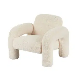 Mia Armchair Off White, Stylish and Comfy Seat